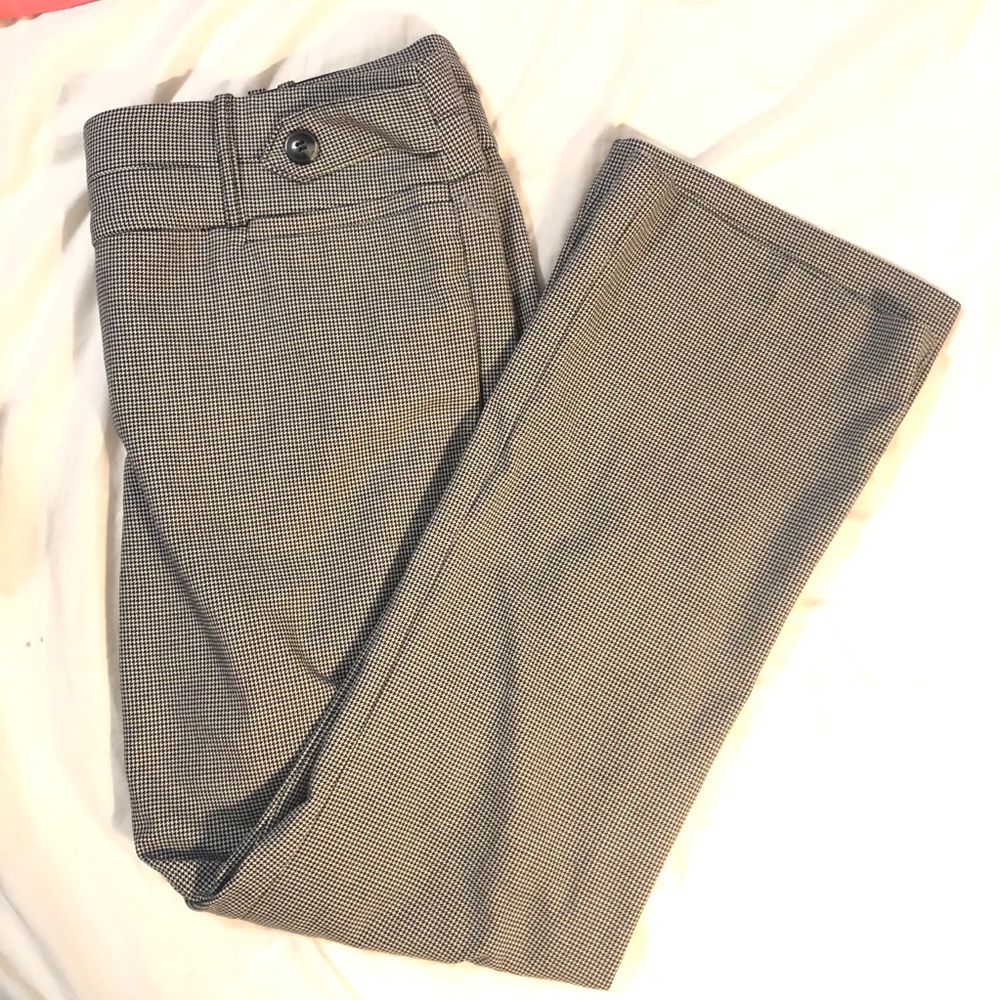 Houndstooth black and white Juniors Dress Pants
